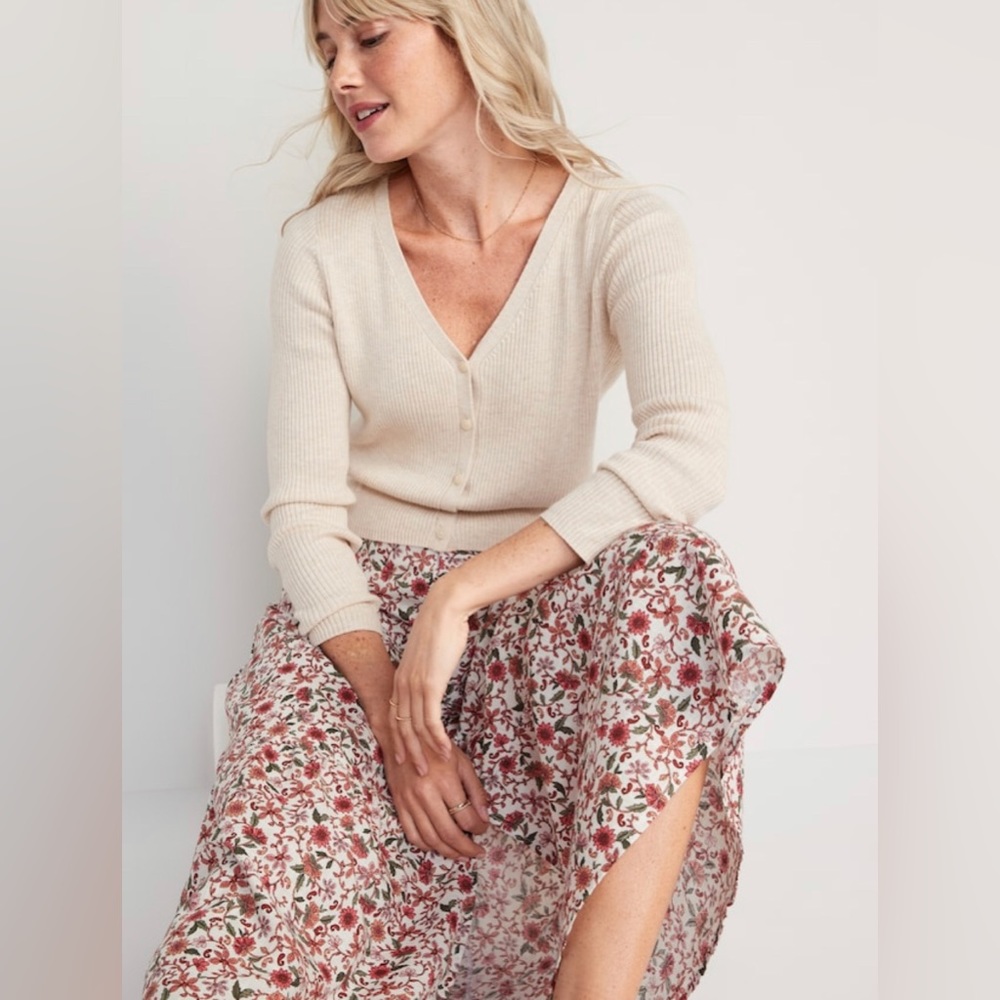 NWT! Floral-Print Tiered Button-Front Maxi Skirt for Women - Size 2X - Picture 3 of 9